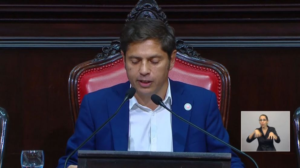 Kicillof encabeza la apertura de sesiones legislativas