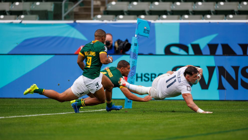 Los Pumas 7s derrotaron a Sudáfrica y se clasificaron a la Copa de oro