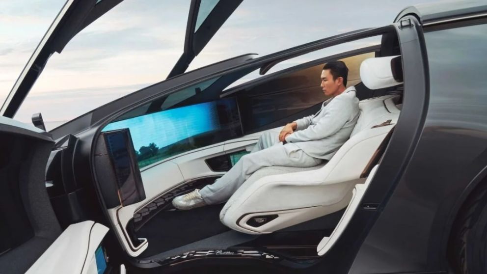 El Cadillac llamado InnerSpace es un viaje de lujo para dos pasajeros