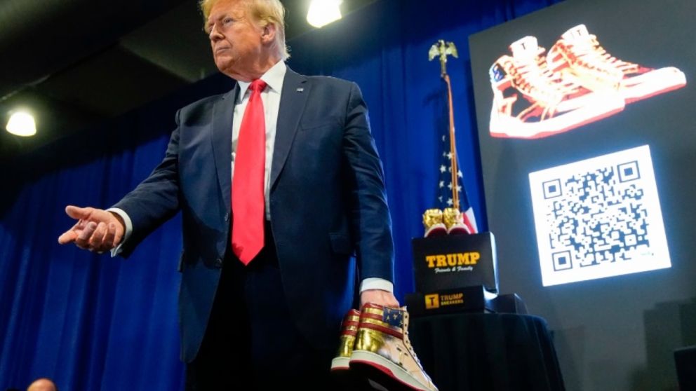 Donald Trump lanzó una edición limitada de zapatillas deportivas