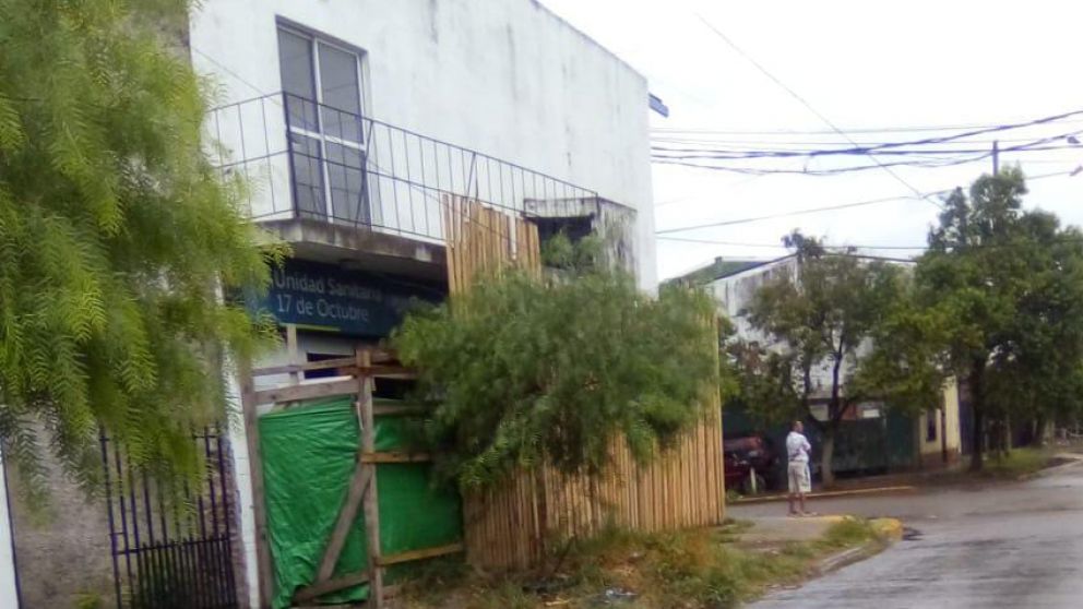 El centro de atención primaria de Villa Udaondo, tapiado