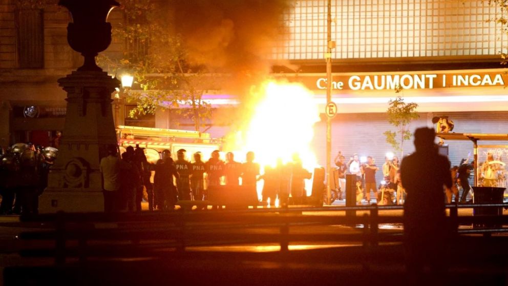 Manifestación frente al Congreso