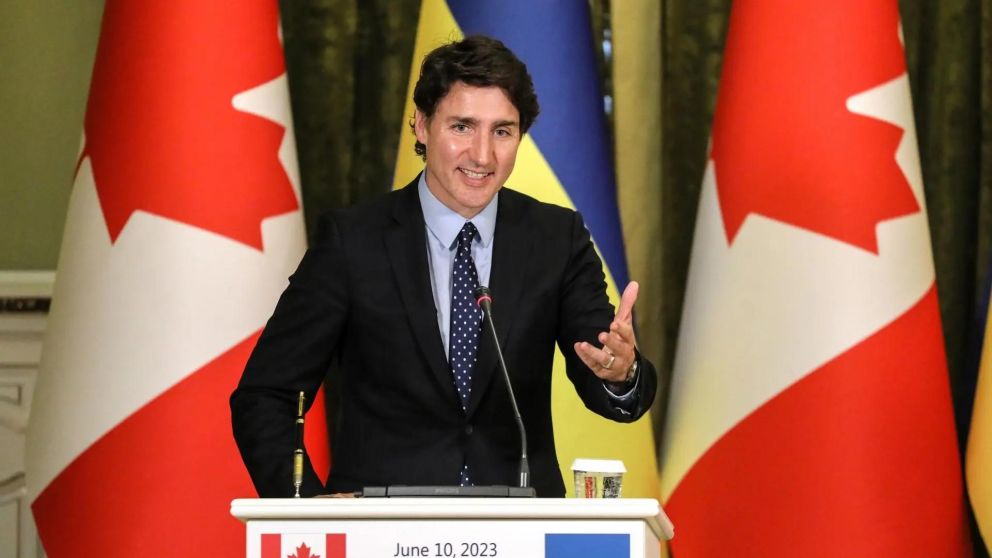 Buenas noticias para el primer ministro canadiense, Pierre Trudeau