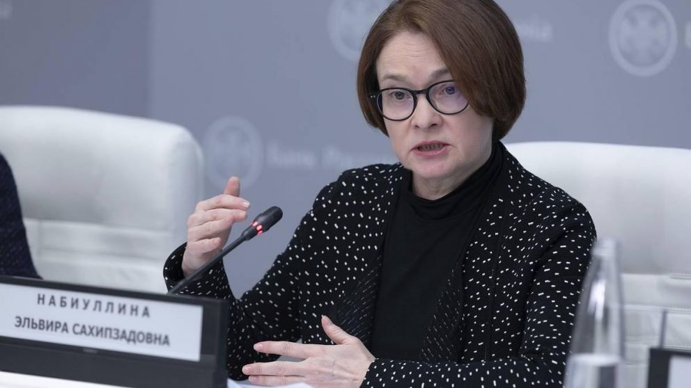 Nabiúlina resaltó que "las cifras superan ligeramente la participación de los países del G7"