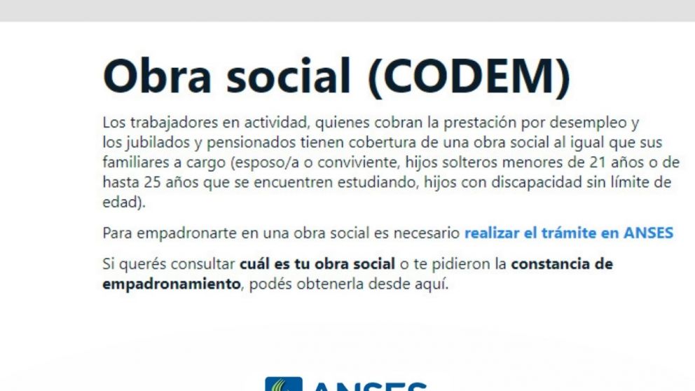 ¿Qué es el Codem de Anses y cómo hacer el trámite?