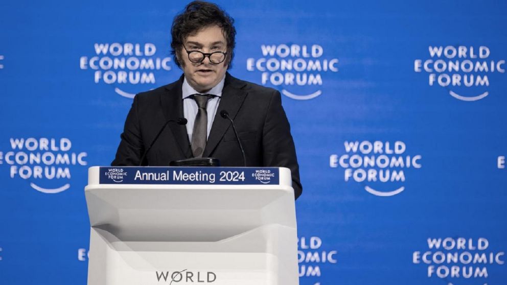 Milei, en su discurso en el Foro Económico Mundial de Davos
