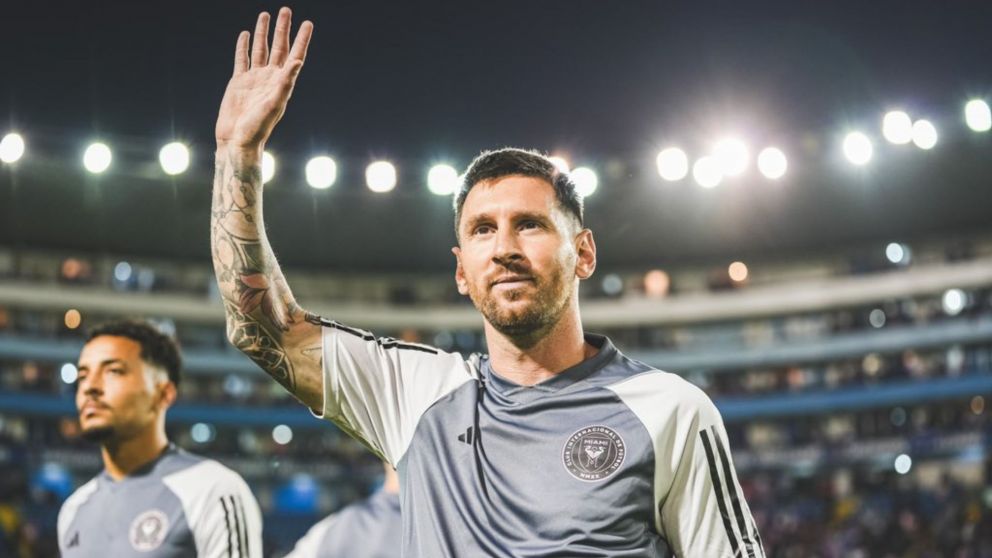 Messi jugó sus primeros minutos del año en el empate de Inter Miami ante El Salvador