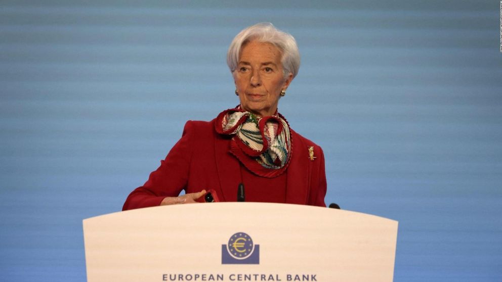 Christine Lagarde, titular del Banco Central Europeo