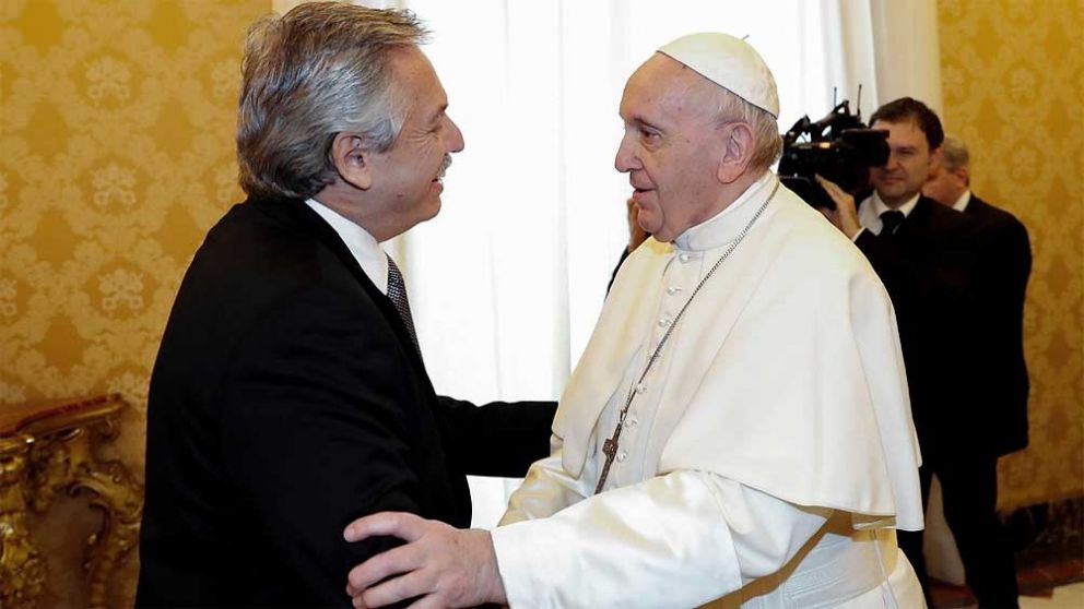 Este lunes, Alberto Fernández tiene una audiencia con el Papa Francisco