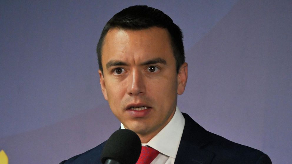 Noboa: "Estamos luchando por la paz contra grupos terroristas"