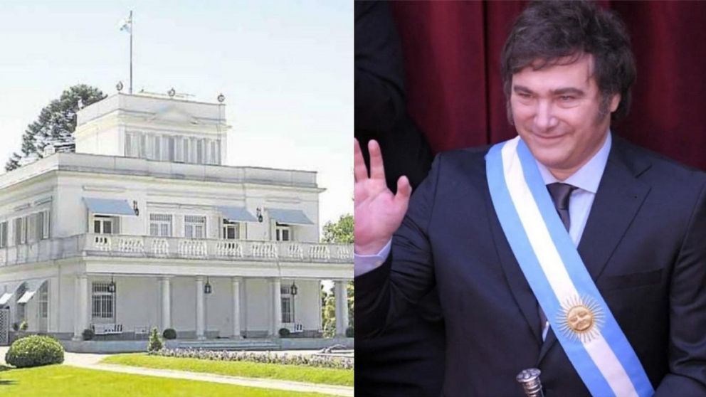 Javier Milei se mudó a la Quinta de Olivos