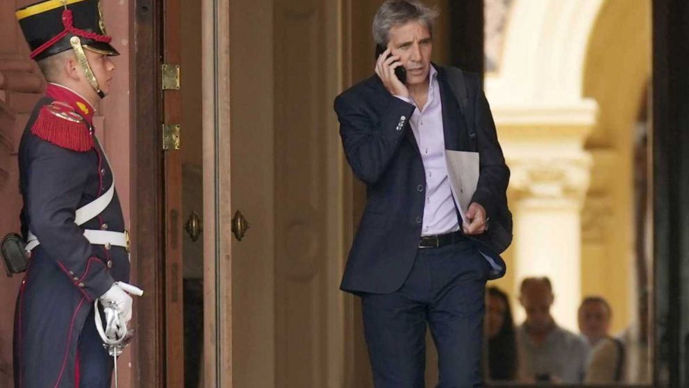 Reuni�n con la misi�n del FMI en Casa Rosada durante una hora y media.