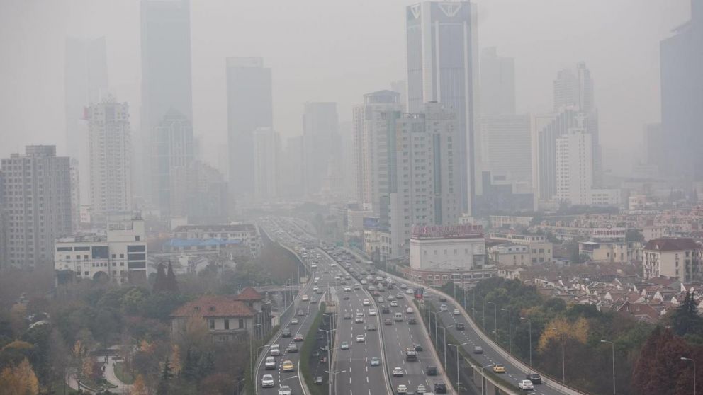 El Observatorio Meteorológico Central de China pronosticó una densa niebla para el norte y el este del país