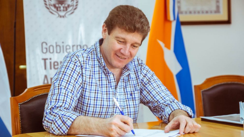 El gobernador de Tierra del Fuego, Gustavo Melella