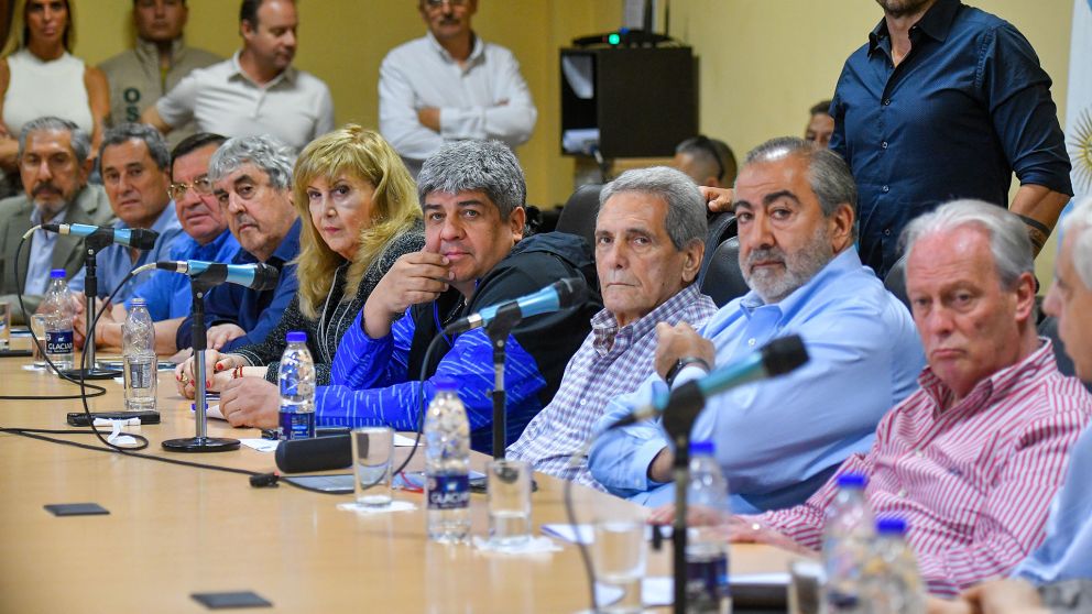 El Consejo Directivo de la CGT encabezado por Daer