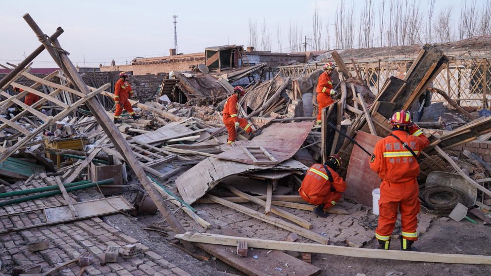 Las tareas de rescate continúan en la zona afectada