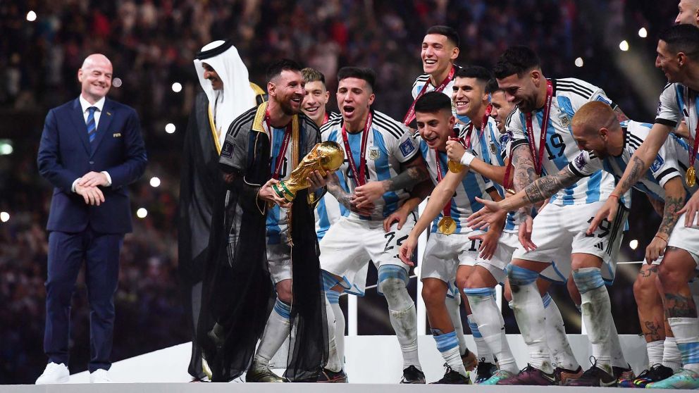 Infantino celebra el primer aniversario de la mejor final de la historia