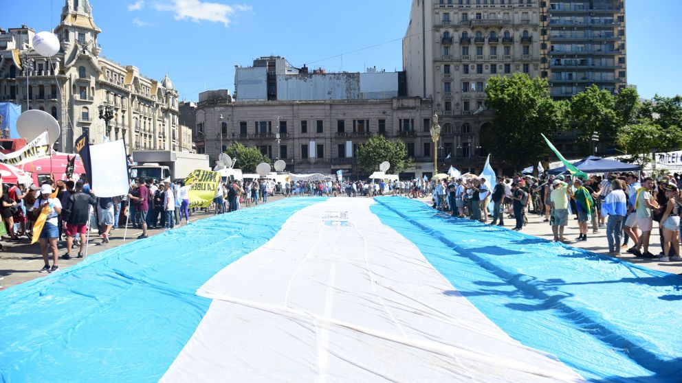 Qué dijo Javier Milei en su discurso en las afueras del Congreso