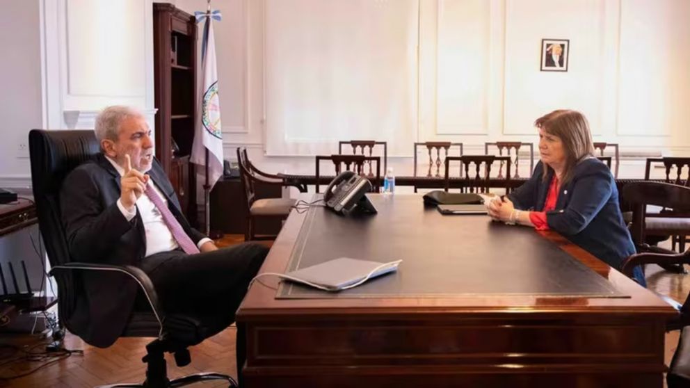 Fernández recibió a Bullrich