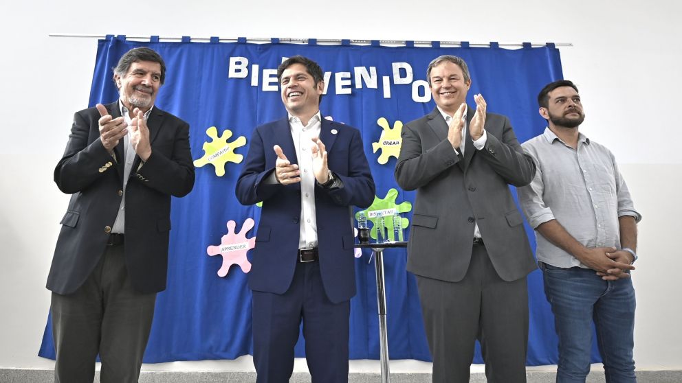 Kicillof inauguró un Jardín junto al electo intendente Mariano Cascallares.