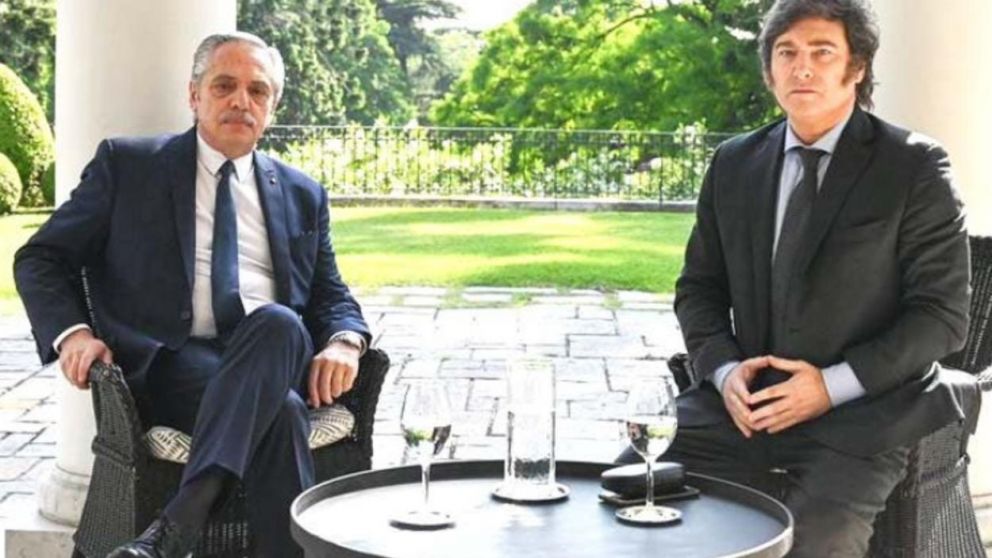 Encuentro de Alberto y Milei tras el balotaje
