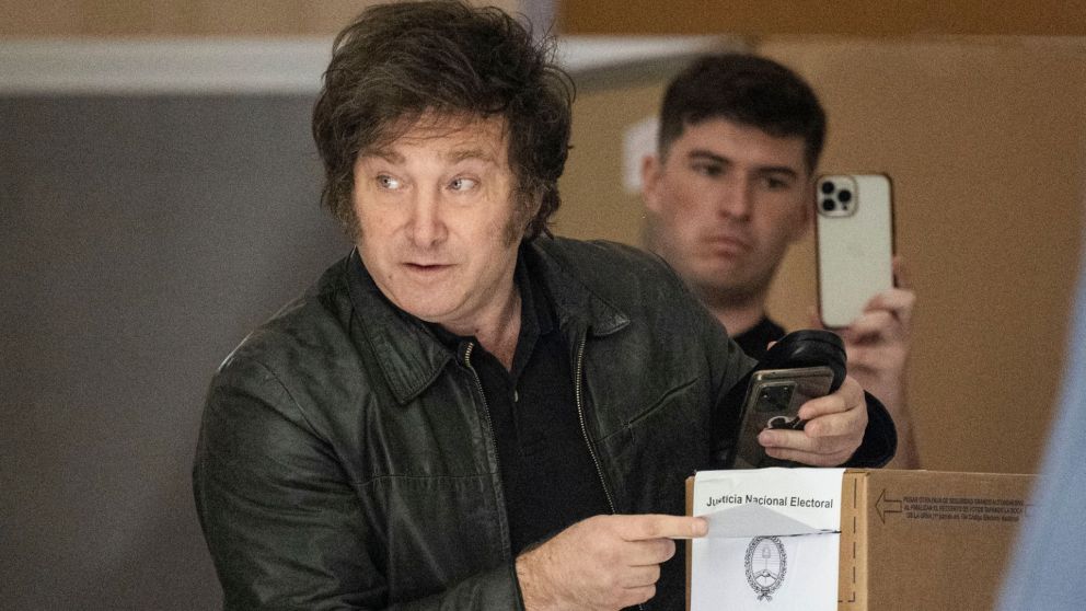 Voto de Javier Milei en las elecciones presidenciales 2023