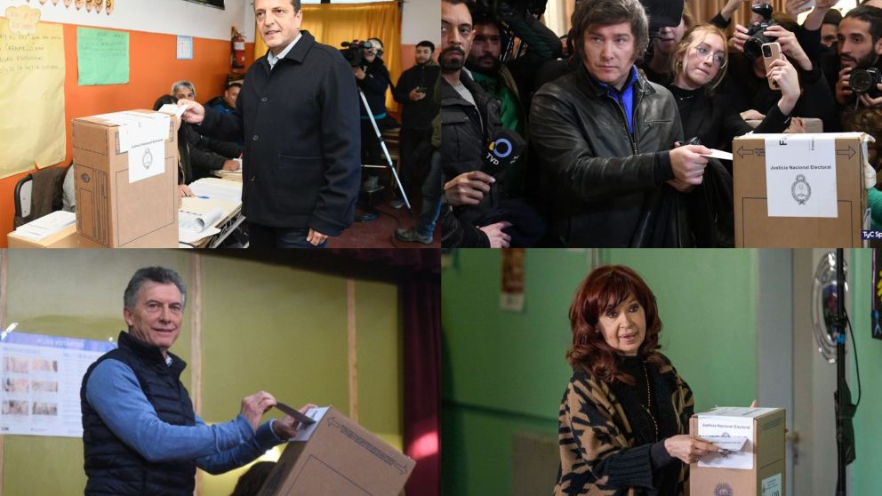 Sergio Massa y Javier Milei emitirán su voto cerca del mediodía