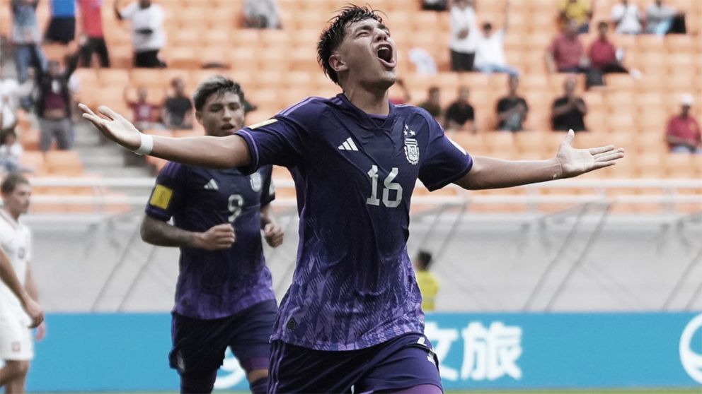 Mundial Sub-17: Argentina goleó a Polonia por 4 a 0 y clasificó a los octavos de final