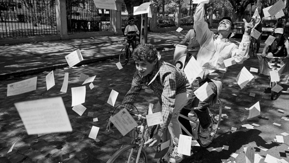 Voluntarios en la campaña del "No"