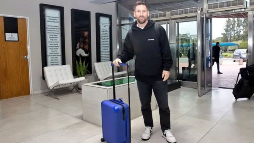 Messi llega a Argentina para la última doble fecha de las Eliminatorias