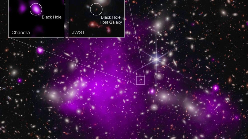La foto del nuevo descubrimiento de la NASA que reescribe la historia de los agujeros negros