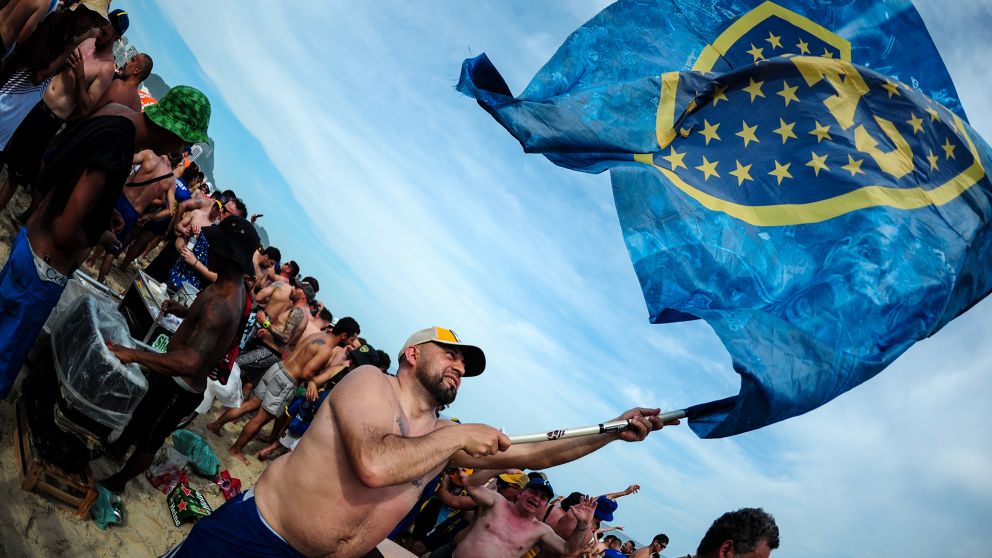 "Boca le demostró a Fluminense que su gente pudo ser local en Brasil", dijo un hincha de Flamengo