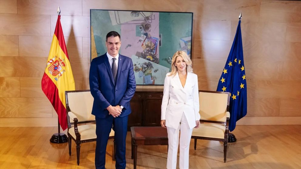 Los líderes del PSOE y Sumar siguen negociando