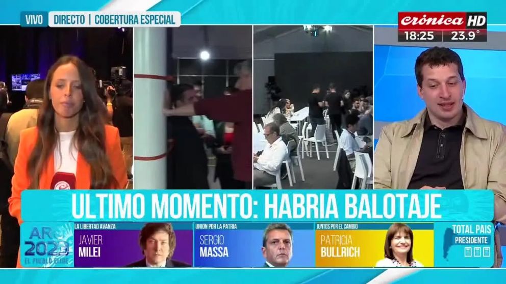 La cobertura de Crónica, tradicional pero con ruido