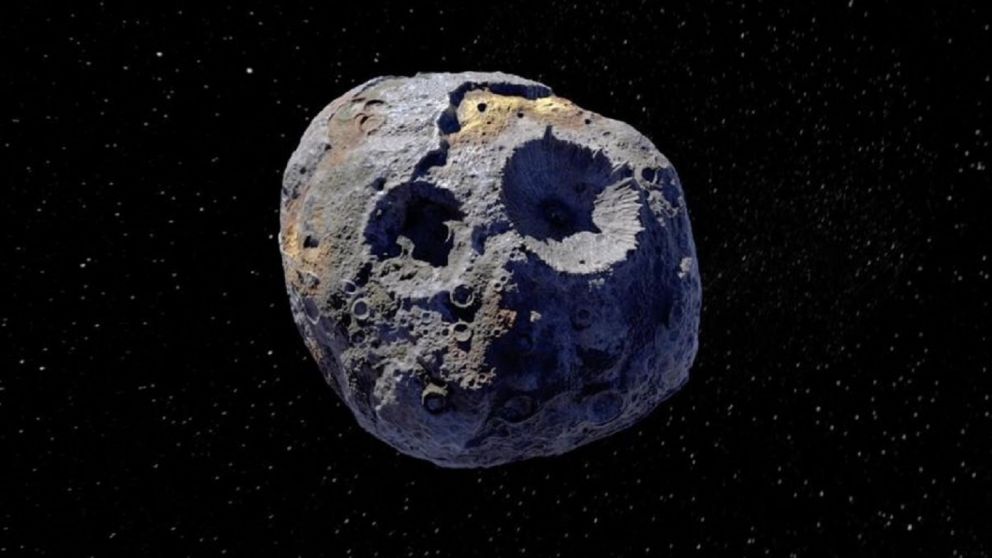 Psyche es uno de los meteoritos m�s grandes del sistema solar y est� mayoritariamente compuesto de metal