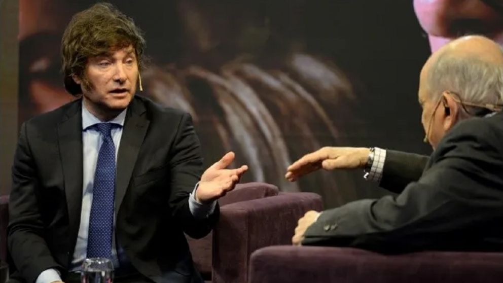 Javier Milei, mano a mano con Chiche Gelblung