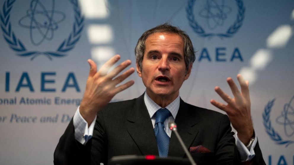 "Irán contradice abiertamente la cooperación que debería existir entre el OIEA y el país", manifestó Grossi.