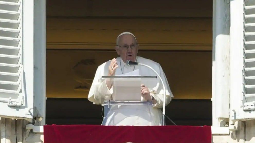 El Papa habló al terminar el sermón dominical en la plaza de San Pedro en el Vaticano