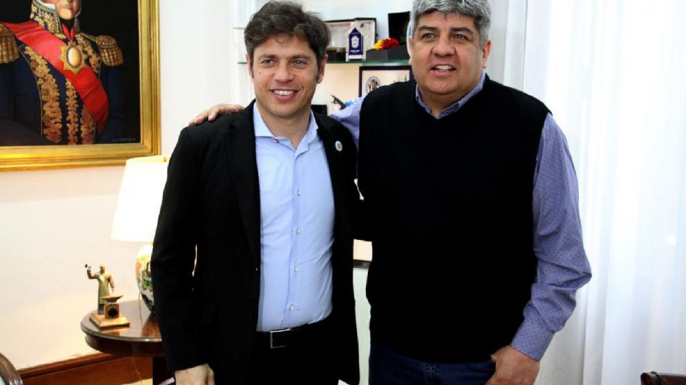 El gobernador junto a Moyano, audiencia oficial en La Plata