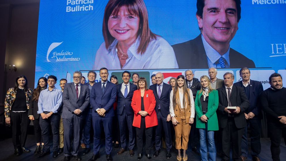 Bullrich presentó a Melconian, que asume protagonismo en la campaña de JxC