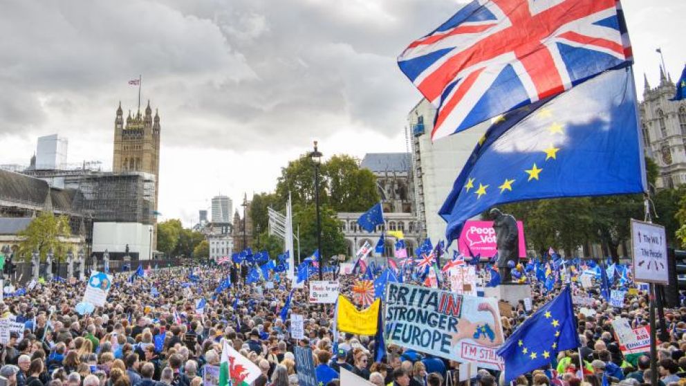 Las manifestaciones antibrexit podrían volver