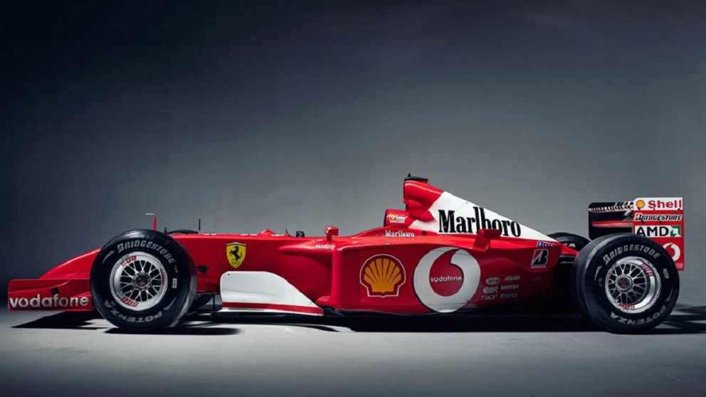 Sale a la venta un emblemático Ferrari de Schumacher