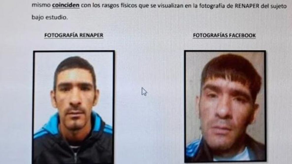 La imagen del presunto autor de la amenaza a Laura La Torre