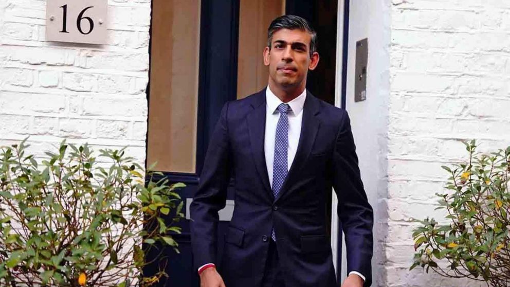 Sunak reiteró su compromiso de bajar la inflación