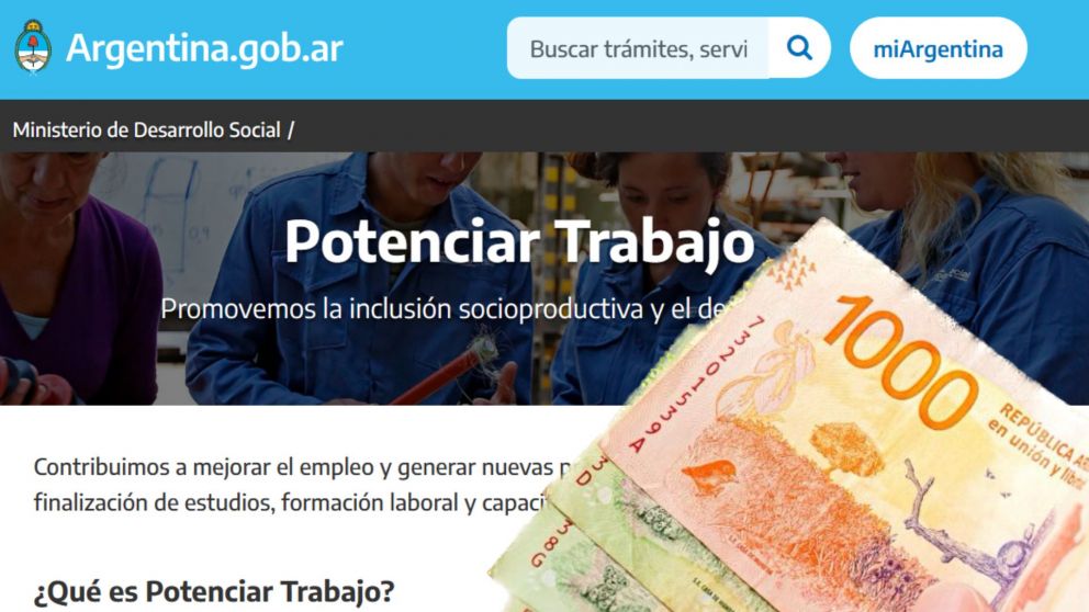 Potenciar Trabajo mayo 2023