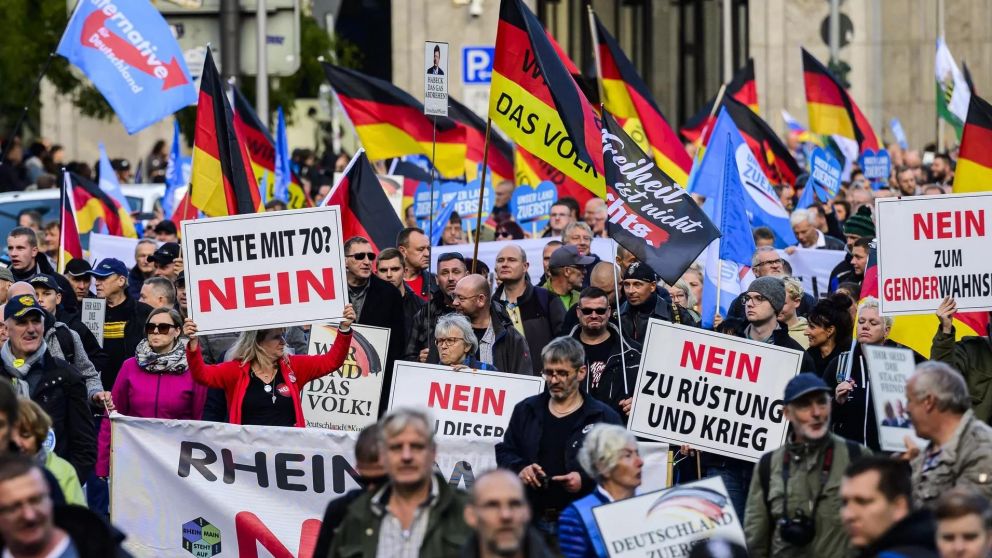 El partido de ultraderecha AfD tiene actualmente con un 22% de aprobación