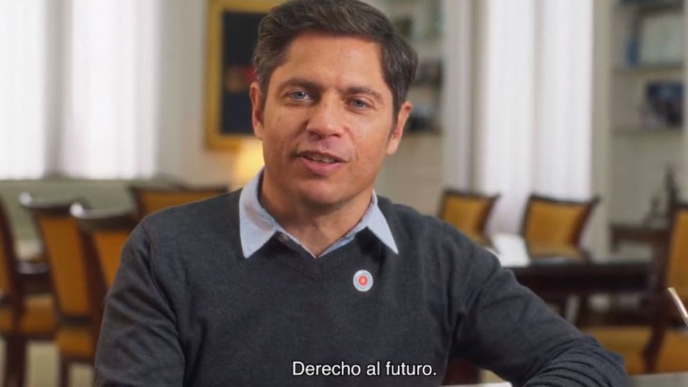 Avanzar Derecho al Futuro, la propuesta de Kicillof en su spot de campaña