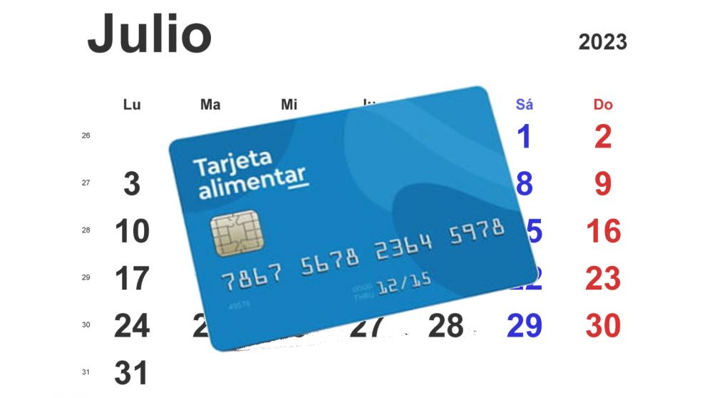 Tarjeta Alimentar julio 2023: ¿cuándo cobro?