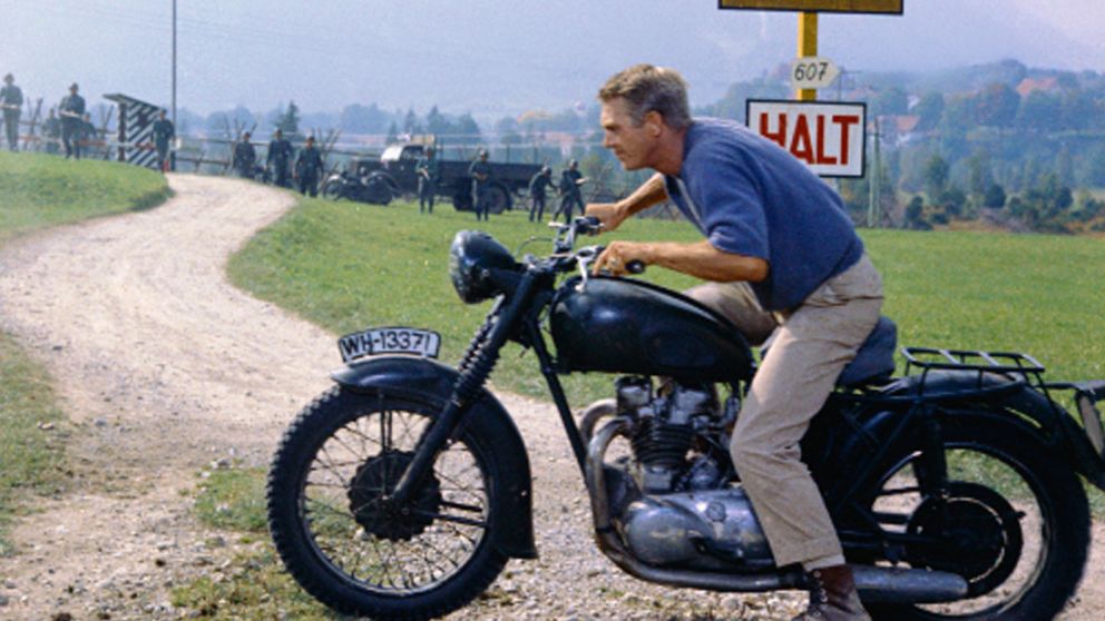Steve McQueen en El gran escape