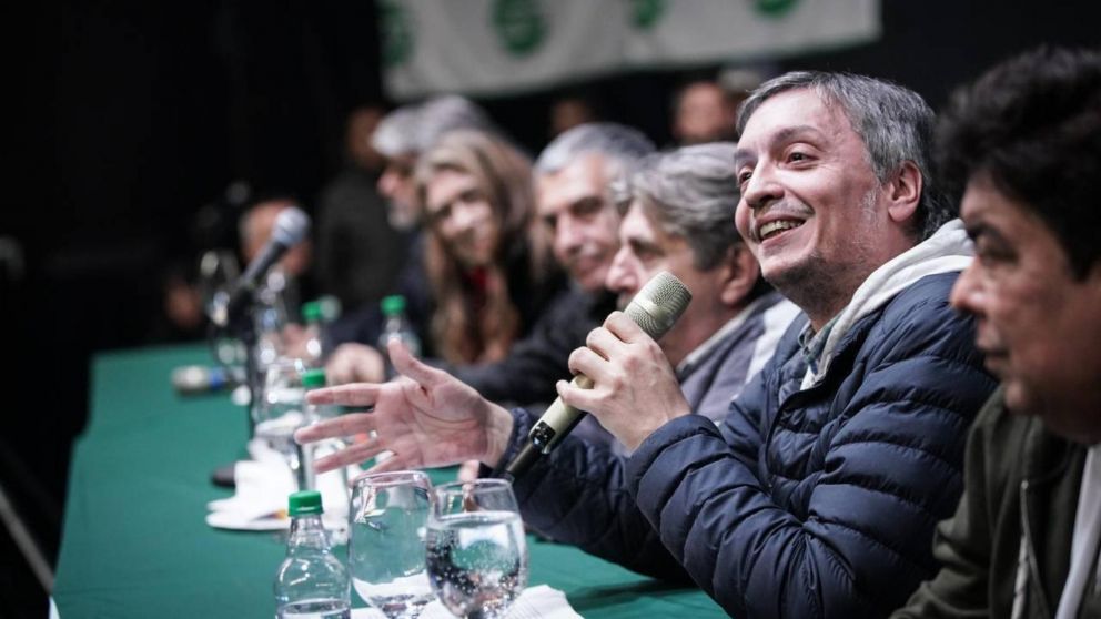 Máximo Kirchner, durante el acto en SMATA (prensa PJ bonaerense).